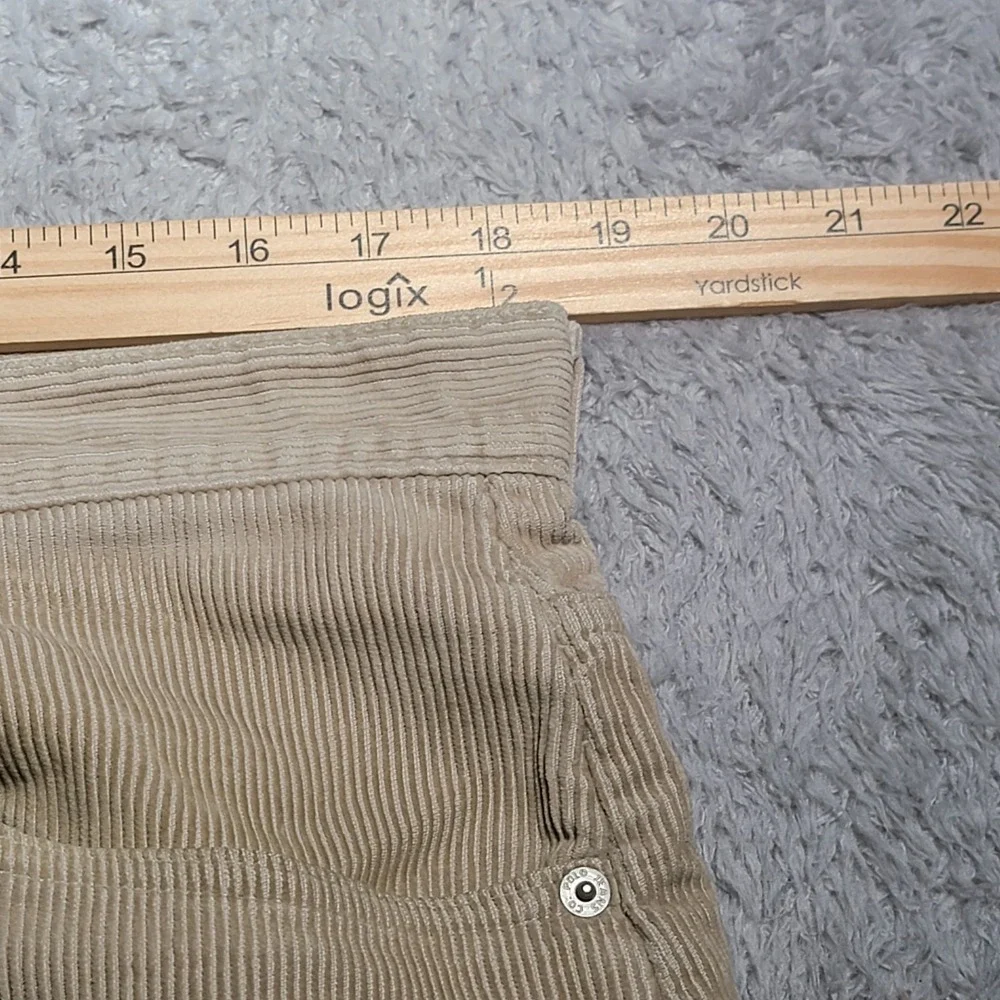 Polo Jeans Company Ralph Lauren Corduroy Pants Men's Size 36x34 Fit (36x32)